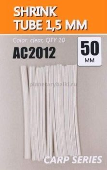 Трубка термоусадочная ORANGE цвет cl, диаметр 1.5мм, длина 50мм, 10шт.