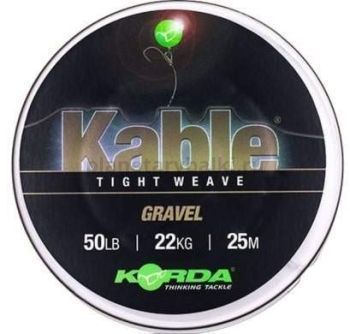 Лидкор KORDA Kable Tight Weave Gravel 25м, 22,7кг 