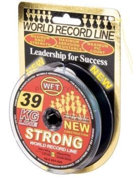 Шнур плетёный WFT KG STRONG Multicolor 300м, 0,25мм, 39кг