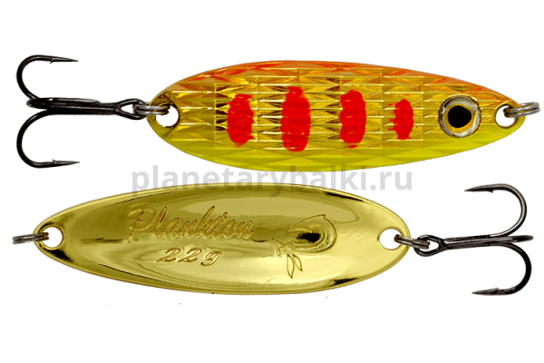 Блесна колеблющаяся LureMax Plankton 68мм, 22гр., цвет 24, White eye