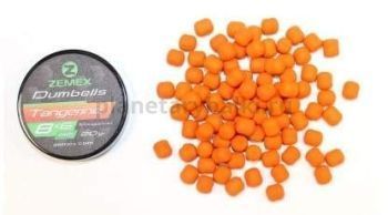 Бойлы плавающие ZEMEX Pop-Ups Dumbells Tangerine 8х6мм, 20гр.