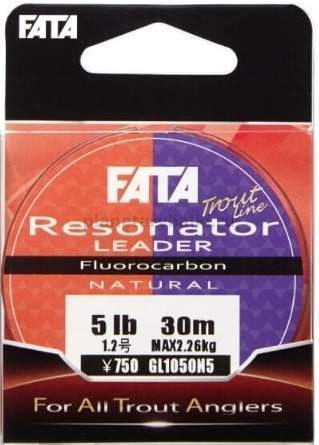 Флюорокарбон Gosen Fluorocarbon Resonator Leader FC 30м, 0,185мм, 2,26кг, 5 lb, #1.2