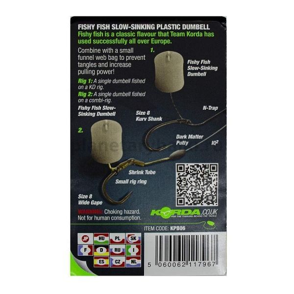 Имитационная приманка KORDA Dumbell Slow Sinking Fishy Fish 12мм для рыбалки, Имитационная приманка KORDA Dumbell Slow Sinking Fishy Fish 12мм отзывы, Имитационная приманка KORDA Dumbell Slow Sinking Fishy Fish 12мм купить, Имитационная приманка KORDA Dumbell Slow Sinking Fishy Fish 12мм купить в интернет магазине, Имитационная приманка KORDA Dumbell Slow Sinking Fishy Fish 12мм выбрать, Имитационная приманка KORDA Dumbell Slow Sinking Fishy Fish 12мм обзор, Имитационная приманка KORDA Dumbell Slow Sinking Fishy Fish 12мм купить в розничном магазине