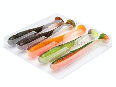 Виброхвост LUCKY JOHN Pro Series TIOGA MIX2 3.9in 10см, 5шт.