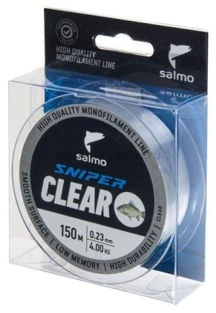 Леска монофильная Salmo Sniper Clear 150м, 0,23мм, 4кг