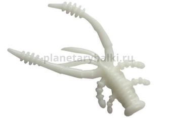 Приманка силиконовая LureMax VOODOO BUG 2'' 5см, White 015, 10шт.