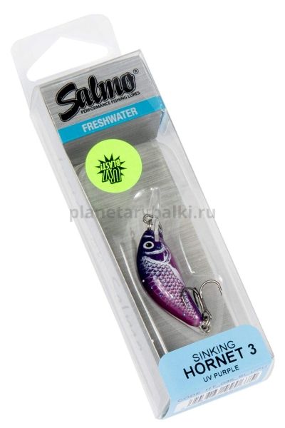 Воблер тонущий Salmo HORNET S 35мм, 2,6гр., 1,5-2м, цвет UVP для рыбалки, Воблер тонущий Salmo HORNET S 35мм, 2,6гр., 1,5-2м, цвет UVP отзывы, Воблер тонущий Salmo HORNET S 35мм, 2,6гр., 1,5-2м, цвет UVP купить, Воблер тонущий Salmo HORNET S 35мм, 2,6гр., 1,5-2м, цвет UVP купить в интернет магазине, Воблер тонущий Salmo HORNET S 35мм, 2,6гр., 1,5-2м, цвет UVP выбрать, Воблер тонущий Salmo HORNET S 35мм, 2,6гр., 1,5-2м, цвет UVP обзор, Воблер тонущий Salmo HORNET S 35мм, 2,6гр., 1,5-2м, цвет UVP купить в розничном магазине