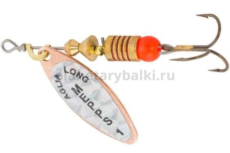 Блесна вращающаяся Mepps AGLIA LONG RAINBO 1, 4,5гр., цвет Copper