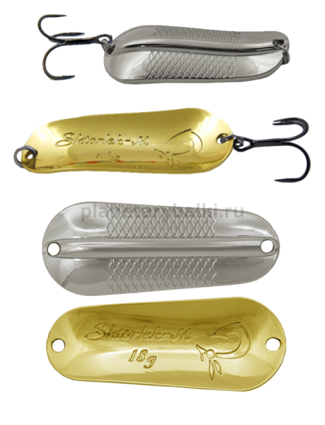 Блесна колеблющаяся LureMax Shtorlek-M, 58мм, 18гр., цвет 82