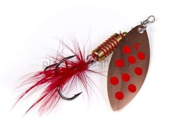 Блесна вращающаяся Lucky John SPIN X LONG №4, 9гр., цвет CR