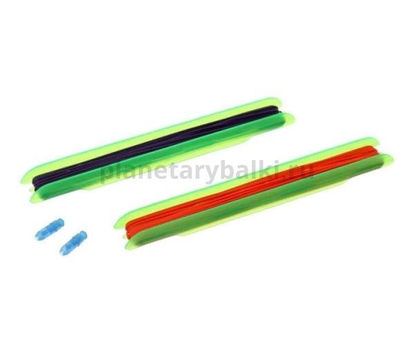 Набор коннектор + амортизатор  F-FISHING Twin Pack L d1,1мм-1,2мм 5м 2шт блистер