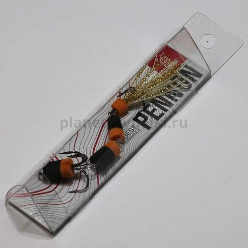 Приманка джиговая Lucky John PENNON 25 черн./оранж в блистере