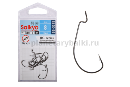 Крючки Saikyo BS-3315 BN № 8, 10шт.