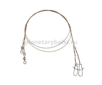 Поводок FLAGMAN Stainless Steel X49 10кг, 30см, 2шт.