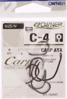 Крючки OWNER Carp Aya BC №2, 6шт.