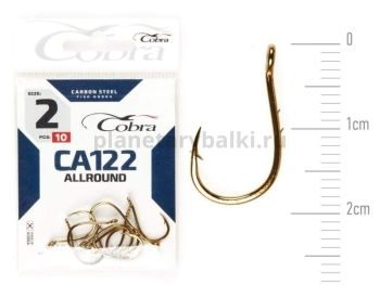 Крючки Cobra Allround OKIAMI CA122 №2, 10шт.
