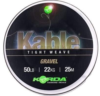 Лидкор KORDA Kable Tight Weave Gravel 25м, 22,7кг 