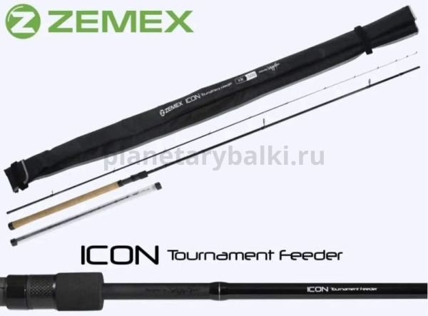 Удилище фидерное ZEMEX ICON Tournament Feeder 12.6 ft 3,8м, тест 90гр.