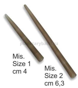 Мягкая трубочка противозакручиватель/защита узла для поводка STONFO size1 4см, 12шт.