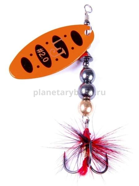 Блесна вращающаяся Lucky John SHELT BLADE №2, 9гр., цвет 011 в блистере