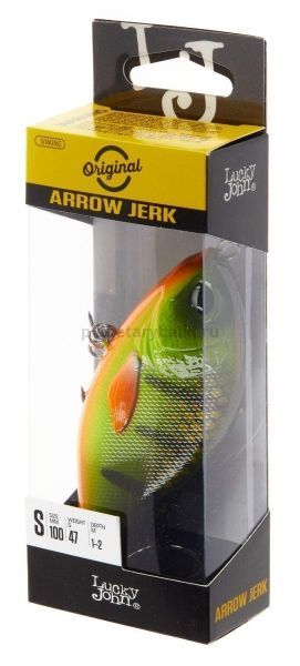 Воблер тонущий Lucky John Original ARROW JERK S 100мм, 47гр., до 1м, цвет 032 для рыбалки, Воблер тонущий Lucky John Original ARROW JERK S 100мм, 47гр., до 1м, цвет 032 отзывы, Воблер тонущий Lucky John Original ARROW JERK S 100мм, 47гр., до 1м, цвет 032 купить, Воблер тонущий Lucky John Original ARROW JERK S 100мм, 47гр., до 1м, цвет 032 купить в интернет магазине, Воблер тонущий Lucky John Original ARROW JERK S 100мм, 47гр., до 1м, цвет 032 выбрать, Воблер тонущий Lucky John Original ARROW JERK S 100мм, 47гр., до 1м, цвет 032 обзор, Воблер тонущий Lucky John Original ARROW JERK S 100мм, 47гр., до 1м, цвет 032 купить в розничном магазине