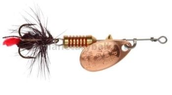 Блесна вращающаяся MEPPS Aglia Mouche Noire №00, 1,5гр., цвет CU