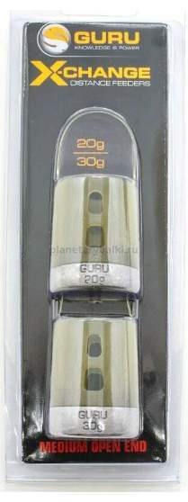 Кормушки Guru X-Change Distance Feeder Solid Medium 20+30гр.