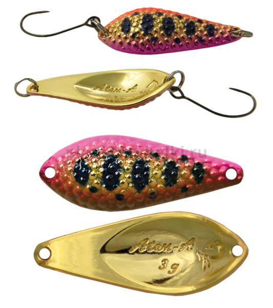 Блесна колеблющаяся LureMax Atom-A, 32мм, 3гр., цвет 103