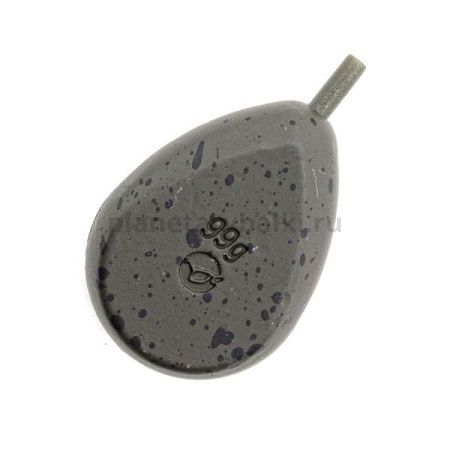 Грузило KORDA Flatliner Pear Inline 3,5oz, 100гр.