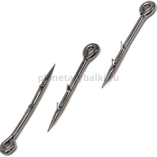 Держатель насадки для волосяного монтажа Cralusso Metal bait spike M 10мм, 10шт.