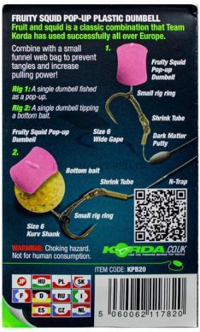 Имитационная приманка KORDA Dumbell Pop-Up Fruity Squid 16мм, 5шт. для рыбалки, Имитационная приманка KORDA Dumbell Pop-Up Fruity Squid 16мм, 5шт. отзывы, Имитационная приманка KORDA Dumbell Pop-Up Fruity Squid 16мм, 5шт. купить, Имитационная приманка KORDA Dumbell Pop-Up Fruity Squid 16мм, 5шт. купить в интернет магазине, Имитационная приманка KORDA Dumbell Pop-Up Fruity Squid 16мм, 5шт. выбрать, Имитационная приманка KORDA Dumbell Pop-Up Fruity Squid 16мм, 5шт. обзор, Имитационная приманка KORDA Dumbell Pop-Up Fruity Squid 16мм, 5шт. купить в розничном магазине