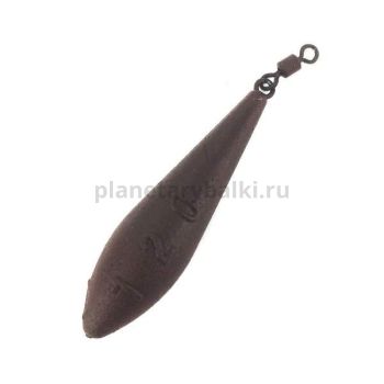 Грузило FLAGMAN Long Cast с вертлюгом 120г brown 2шт ВР