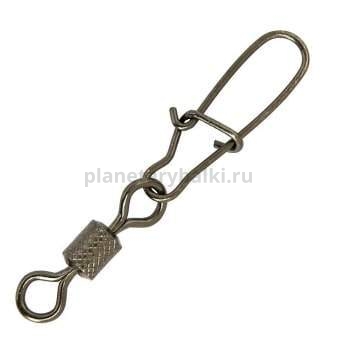 Вертлюги с застежкой Cralusso Rolling Swivel With Nice Snap №10, 12кг, 12шт.