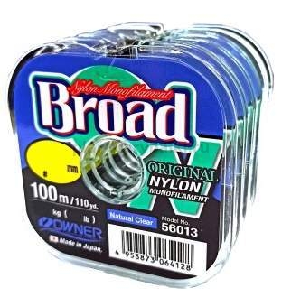 Леска OWNER Broad Natural Clear 100м, 0,14мм, 2,2кг