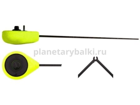 Удочка-балалайка зимняя Salmo SPORT желтая, 23см, 38мм