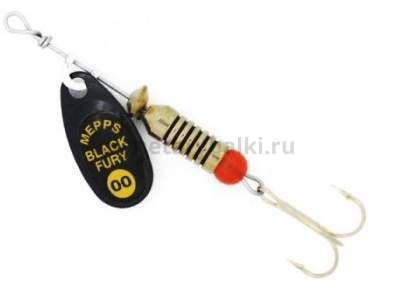 Блесна вращающаяся MEPPS Black Fury Jaune №00, 1,5гр., цвет NR