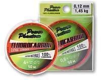 Флюорокарбон Power Phantom Fluorocarbon Extra Leader 50м, 0,12мм, 1,45кг, #0,6 прозрачный