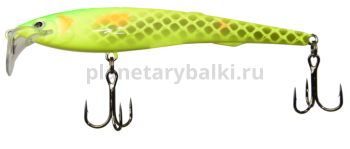 Воблер LureMax STINKA 110FMR 110мм, 12гр., 1-1,5м, цвет 073