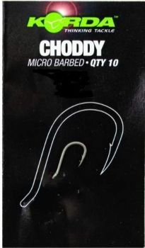 Крючки Korda Choddy с бородкой №10, 10шт.