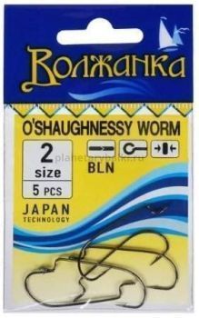 Крючки Волжанка O`Shaughnessy Worm №4/0, 5шт.