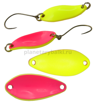 Блесна колеблющаяся LureMax Dotty 25мм, 2,4гр., цвет 02