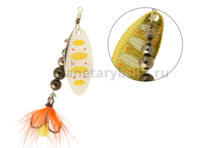 Блесна вращающаяся LureMax Tiga-3 7,2гр., цвет 011