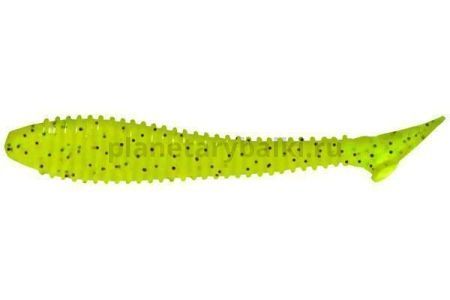 Виброхвост LureMax SEEKER 2,5''/6,3см, Lime pepper 002, 10шт.