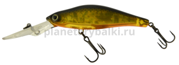 Воблер Yo-Zuri 3DS Shad MR 65SP, 65мм, 6гр., 1-1,5м, цвет HGBL