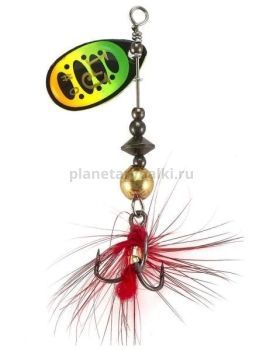 Блесна вращающаяся Lucky John BONNIE BLADE №0, 2.7гр., цвет 008 в блистере