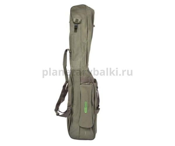 Чехол для удилищ CARP PRO green 2 секции, 130x25x20см