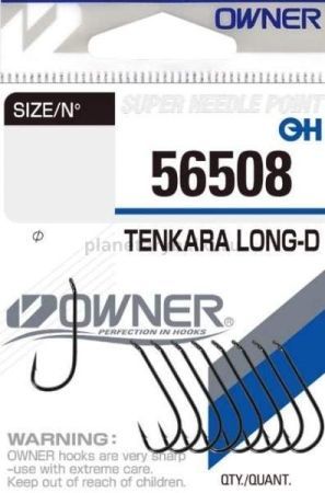 Крючки OWNER Tenkara Long-D №10, 10шт.