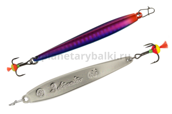 Блесна вертикальная ECOPRO Detonator 75мм, 9гр., цвет PPH