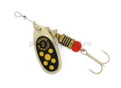 Блесна вращающаяся MEPPS Black Fury Jaune №2, 4,5гр., цвет OR
