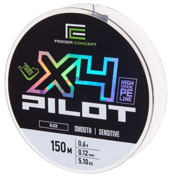 Шнур плетёный Feeder Concept Pilot x4 BRAID Black 150м, 0,12мм, 5,1кг для рыбалки, Шнур плетёный Feeder Concept Pilot x4 BRAID Black 150м, 0,12мм, 5,1кг отзывы, Шнур плетёный Feeder Concept Pilot x4 BRAID Black 150м, 0,12мм, 5,1кг купить, Шнур плетёный Feeder Concept Pilot x4 BRAID Black 150м, 0,12мм, 5,1кг купить в интернет магазине, Шнур плетёный Feeder Concept Pilot x4 BRAID Black 150м, 0,12мм, 5,1кг выбрать, Шнур плетёный Feeder Concept Pilot x4 BRAID Black 150м, 0,12мм, 5,1кг обзор, Шнур плетёный Feeder Concept Pilot x4 BRAID Black 150м, 0,12мм, 5,1кг купить в розничном магазине